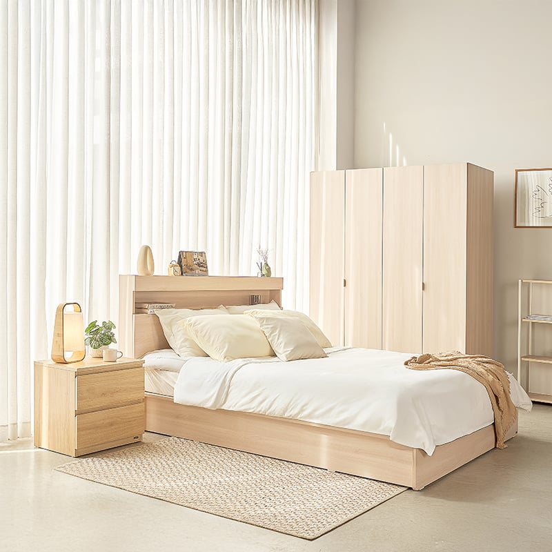  Giường Ngủ Có Hộc & Ổ Điện MOHO VIENNA 