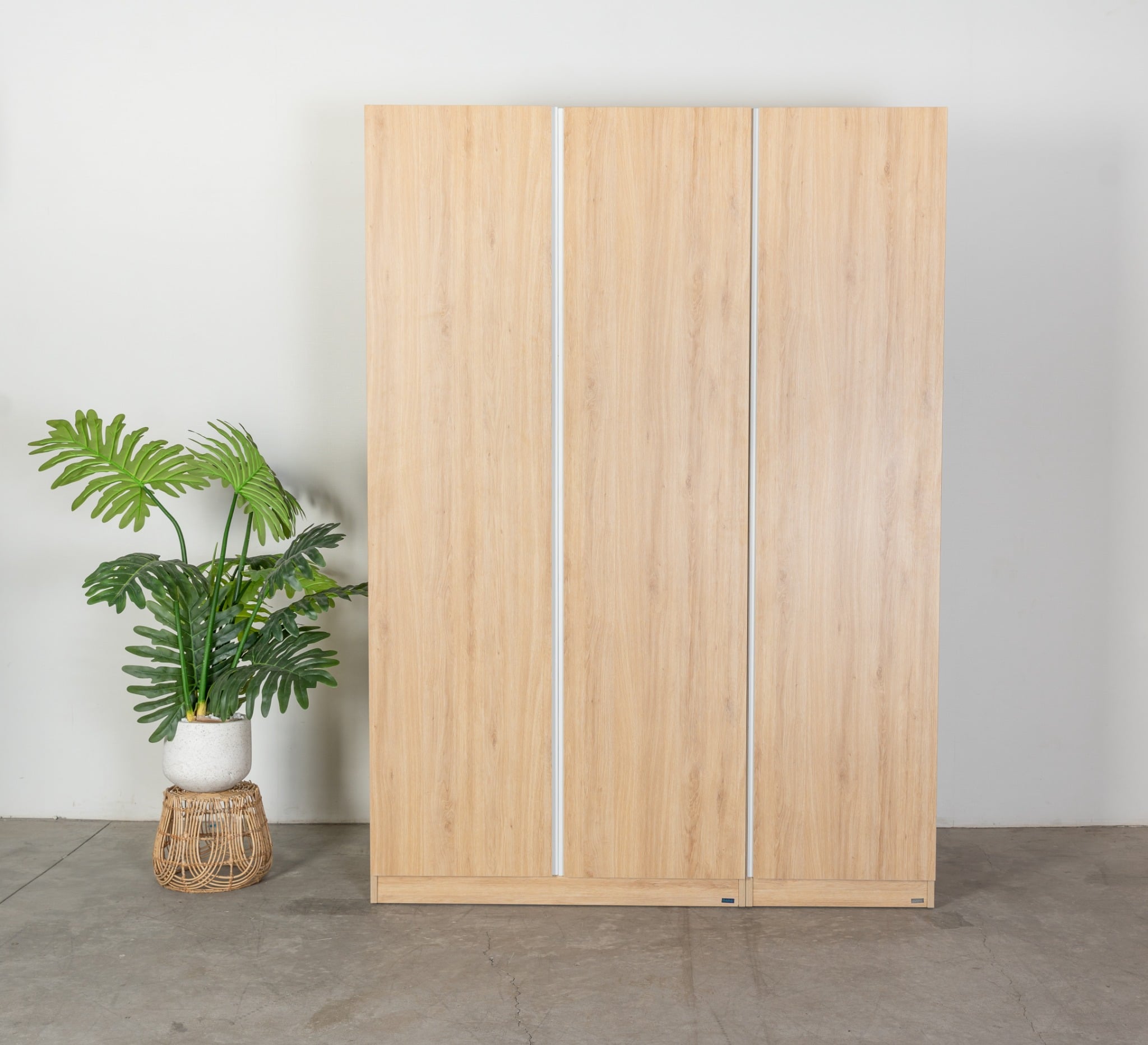  Set Tủ Quần Áo Gỗ MOHO VIENNA 201 3 Cánh Thanh Treo 4 Màu 