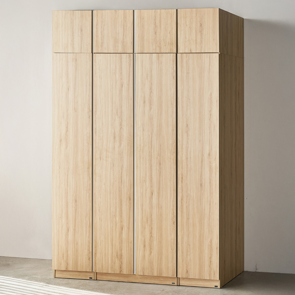 tủ quần áo gỗ 4 cánh 