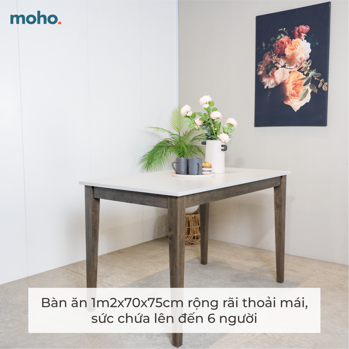  Bàn Ăn Gỗ MOHO GRENAA 201 