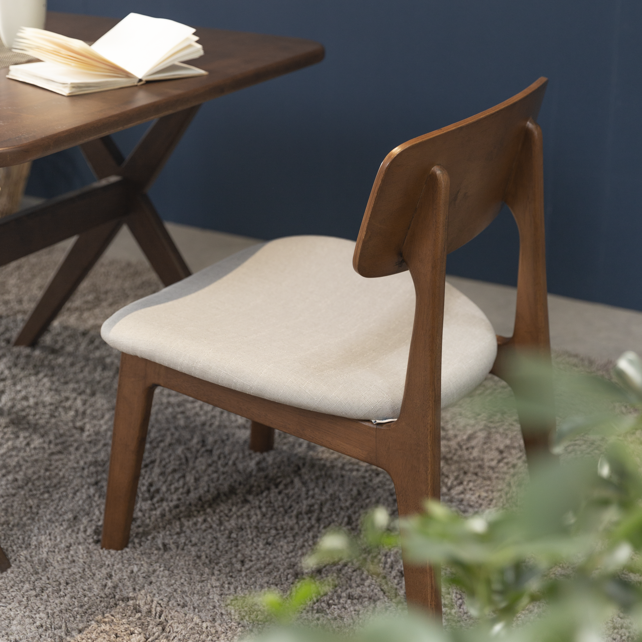  Ghế Ăn Gỗ Cao Su Tự Nhiên MOHO VLINE 601 