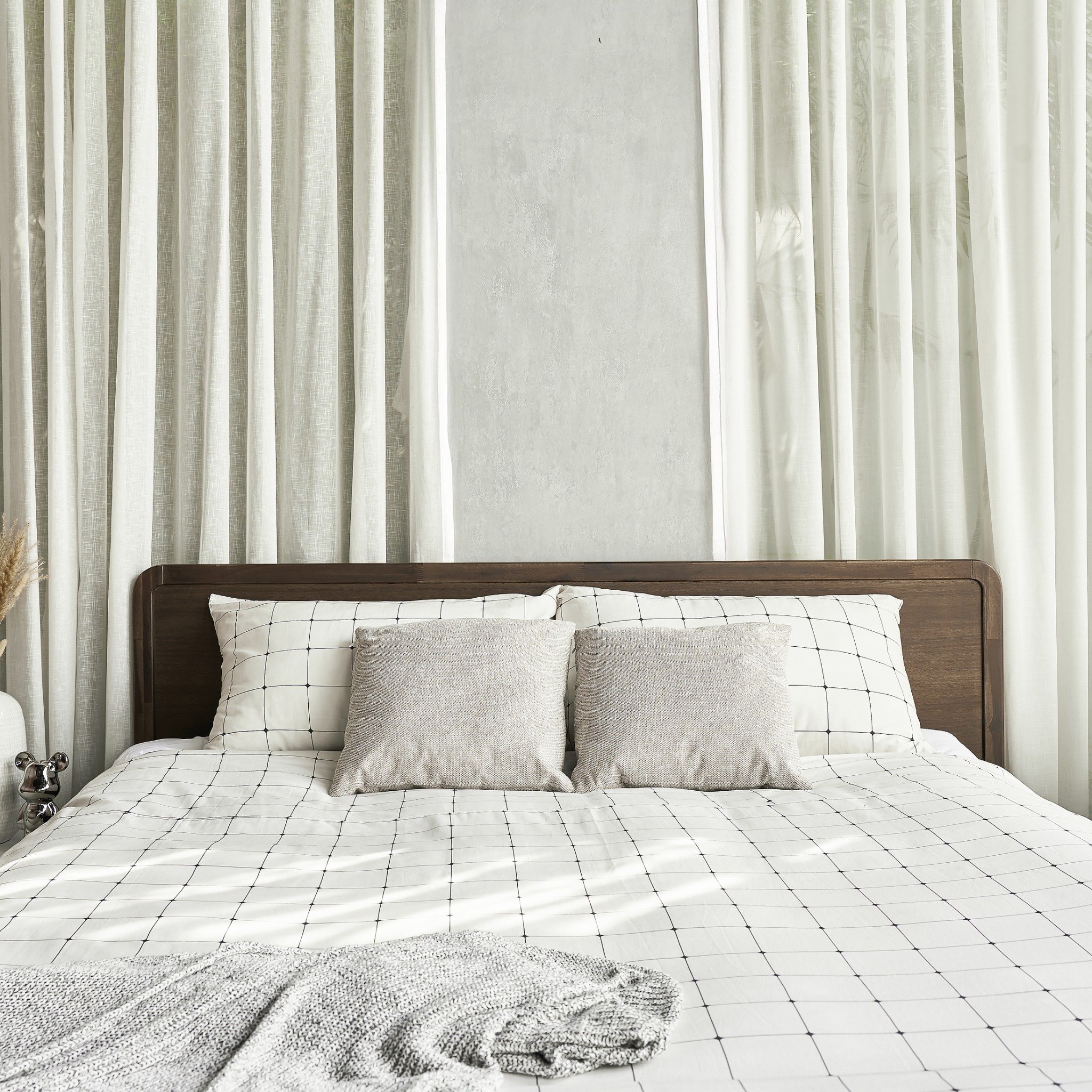  Giường Ngủ Gỗ Tràm MOHO DALUMD 301 Ver 2 Màu Nâu Hạnh Nhân 