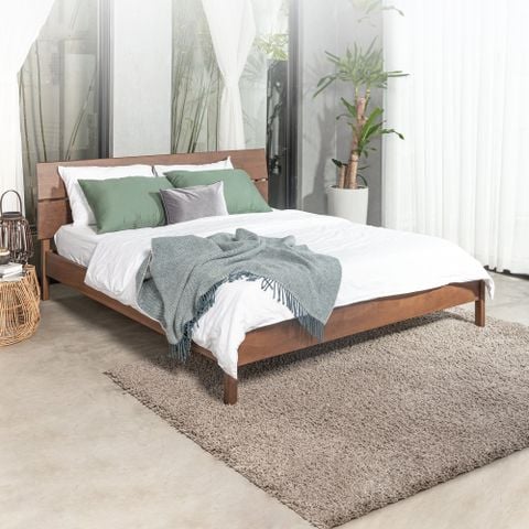  Giường Ngủ Gỗ Tràm MOHO VLINE 601 Nhiều Kích Thước 