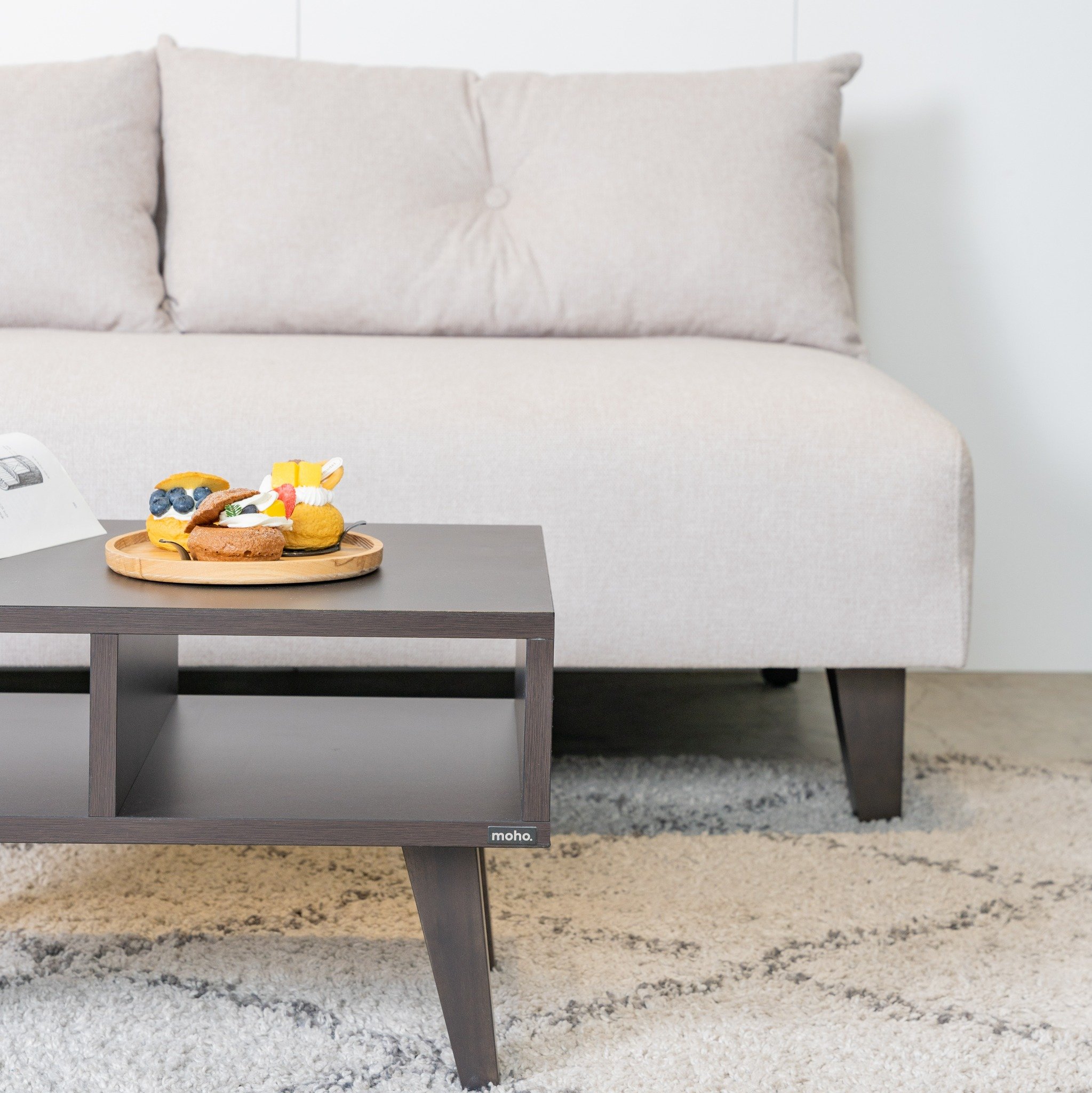  Ghế Sofa Gỗ Cao Su Tự Nhiên MOHO UBEDA 201 