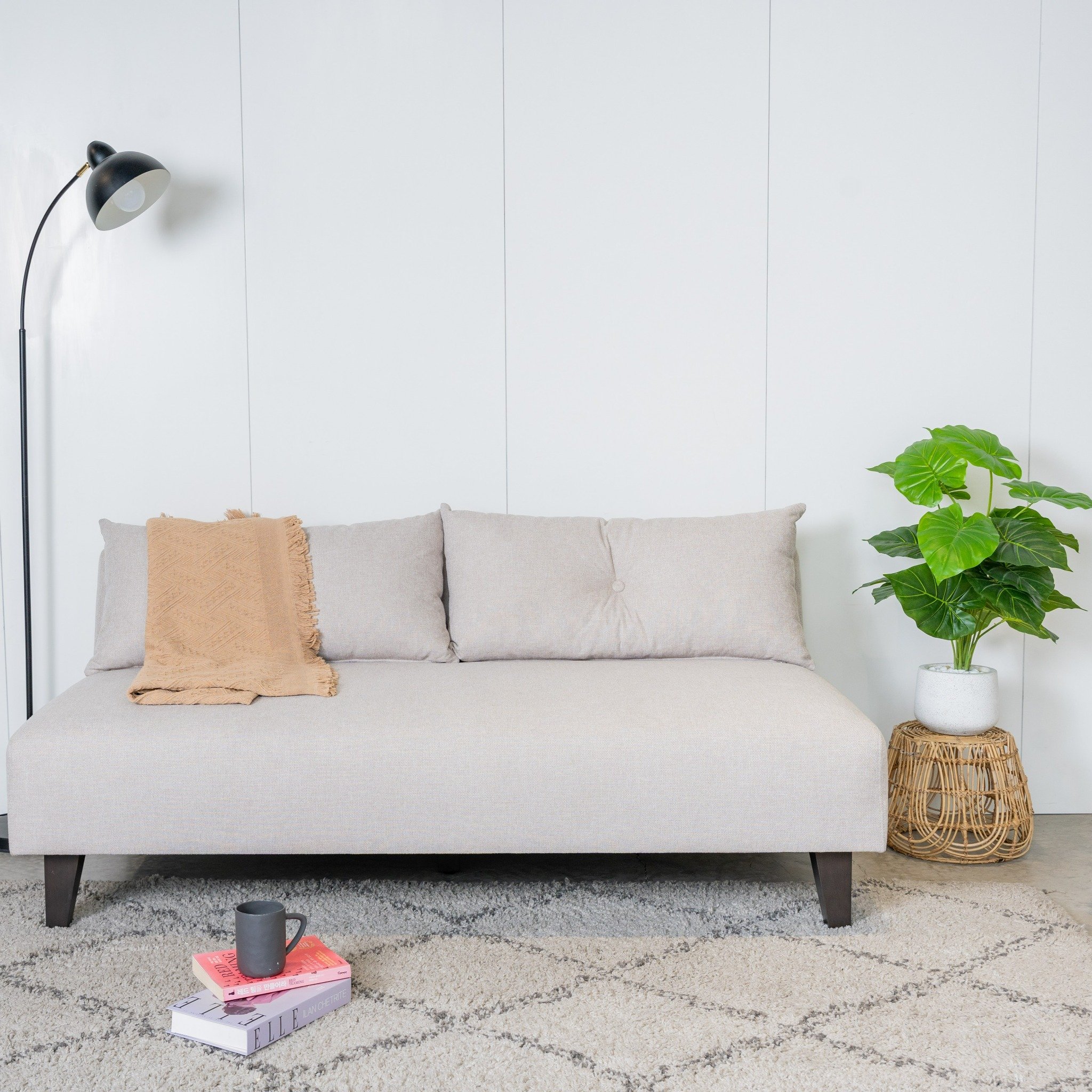  Ghế Sofa Gỗ Cao Su Tự Nhiên MOHO UBEDA 201 