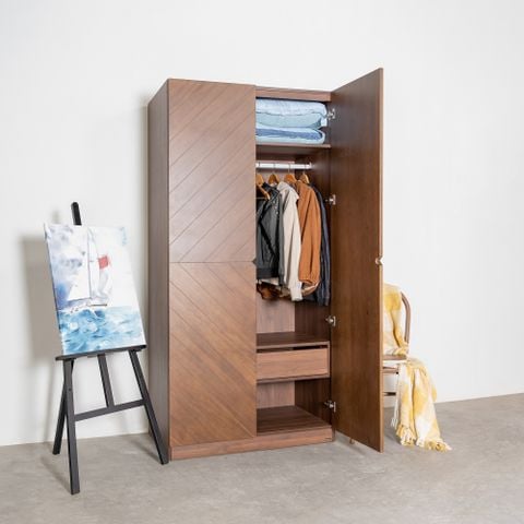  Tủ Quần Áo Gỗ  MOHO HOBRO 301 2 Cánh 