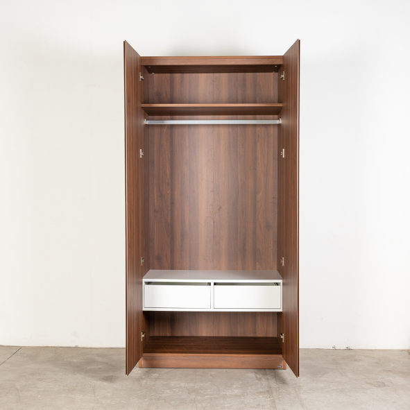  Tủ Quần Áo Gỗ 2 Cánh MOHO VIENNA 201 4 Màu 