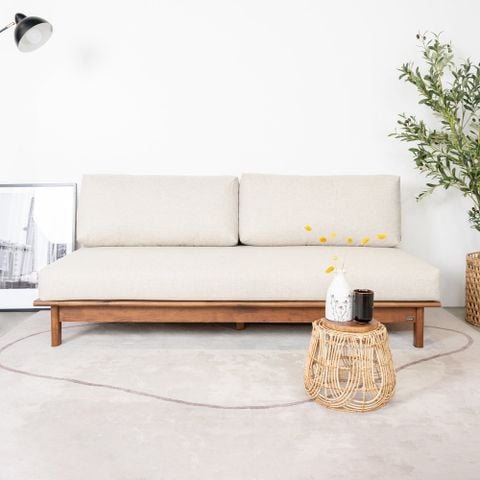  Ghế Sofa Gỗ Tràm Tự Nhiên MOHO VLINE 601 