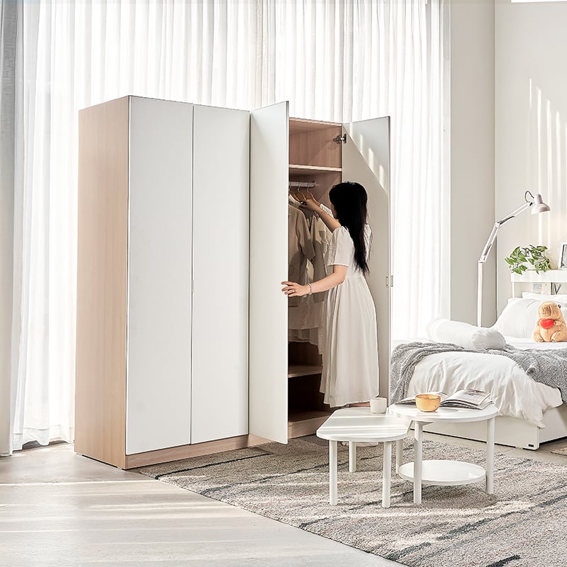  Combo Phòng Ngủ 2 Món MOHO MOVA (Giường Có Hộc & Ổ Điện Và Tủ Quần Áo 1m6) 