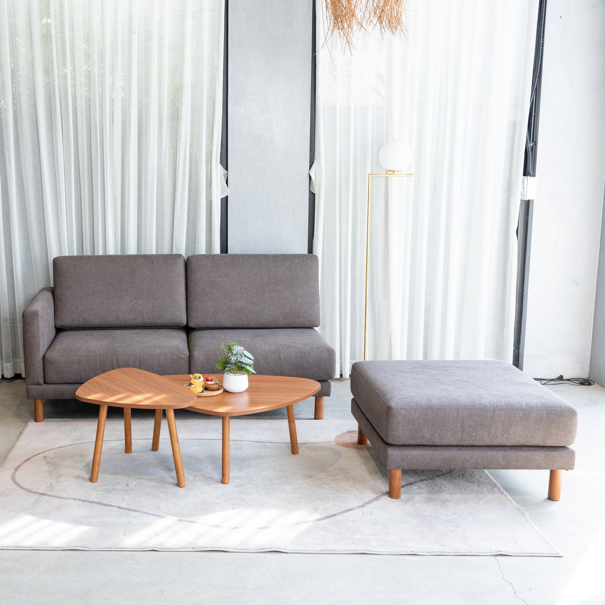  GHẾ ĐÔN LANGO (MÀU NÂU CAM ĐẤT 70) 