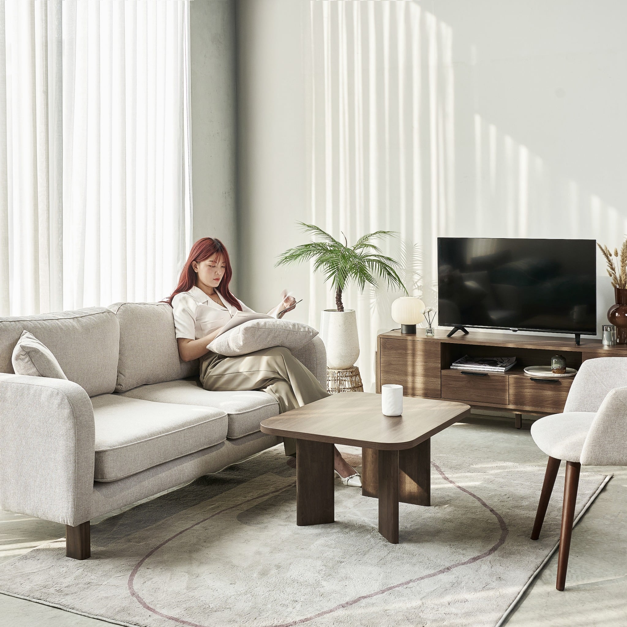  Ghế Sofa Moho Dalumd 301 (Màu Nâu 180) 