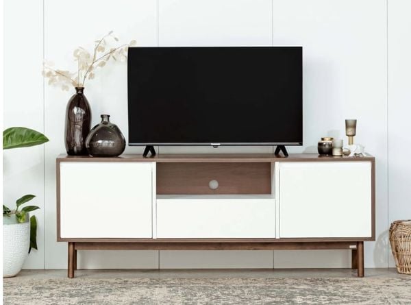  Tủ Kệ Tivi Gỗ MOHO OSLO 201 (Màu Nâu/Trắng 160) 