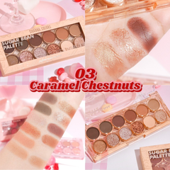 Bảng Phấn Mắt 12 Ô Màu Sivanna Color Sugar Bean Eyeshadow Palette HF1013