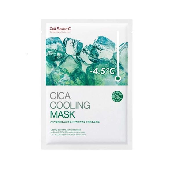 Mặt Nạ Cấp Ẩm Và Làm Dịu Da Khẩn Cấp Cell Fusion C Cica Cooling Mask