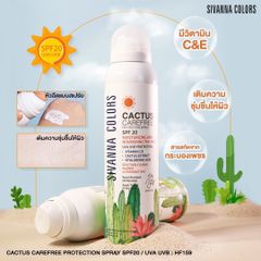 Xịt Chống Nắng Toàn Thân Sivanna Colors Cactus Carefree Protection Spray