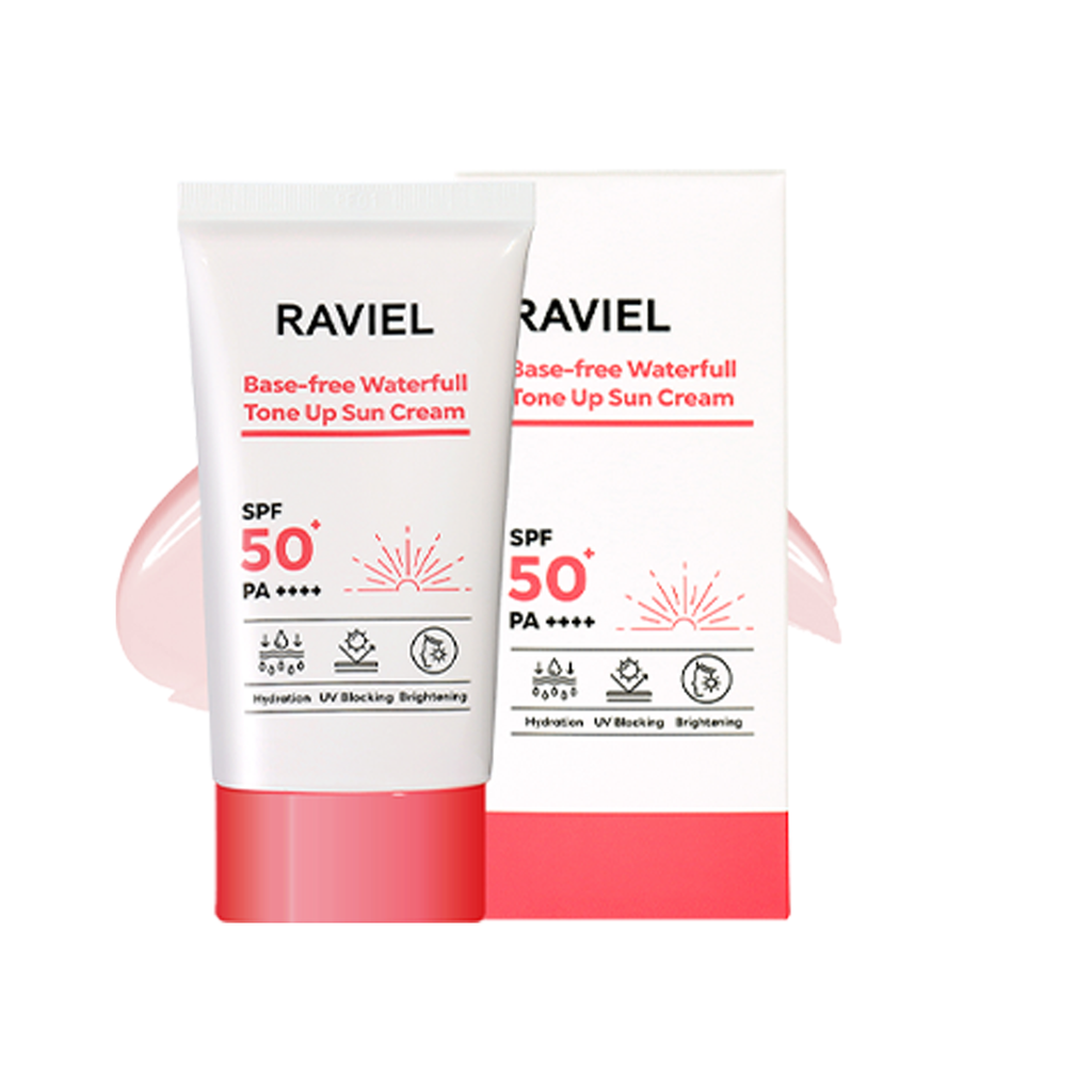 Kem chống nắng nâng tông RAVIEL Base-free Waterfull Tone Up Sun Cream 50ml