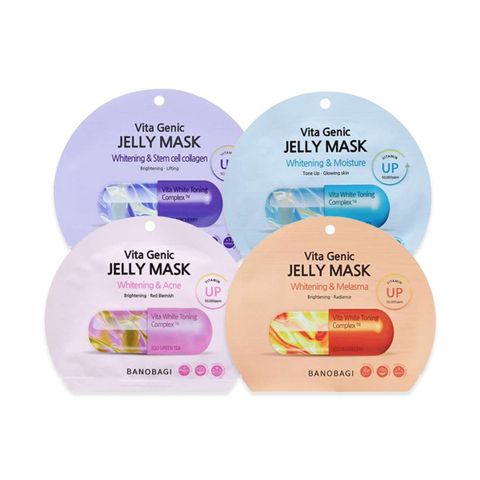 Mặt Nạ Dưỡng Sáng Và Đều Màu Da Banobagi Vita Genic Jelly Mask Whitening 30g