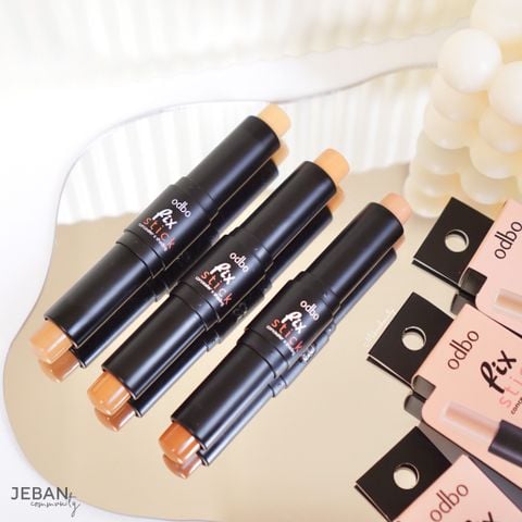 Bút Tạo khối 2 Và Che Khuyết Điểm Đầu ODBO Fix Stick Concealer X Shading