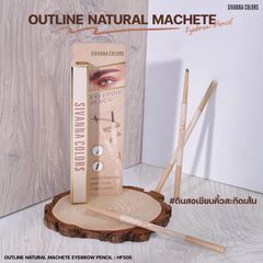 Chì kẻ mày Sivanna Colors Outline Natural Machete Eyebrow Penci HF505