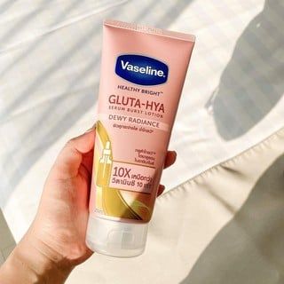 Sữa Dưỡng Thể Trắng Da Vaseline Healthy Bright Gluta Hya Serum Burst Lotion 10X Thái Lan 330ml