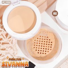 Phấn Nền và Phấn Phủ dạng bột 2in1 SIVANNA COLORS Skin Nuder Translucents Loose Powder HF1008