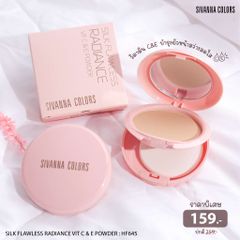Phấn nền Sivanna Colors Silk Flawless Radiance Vit C&E Powder HF645