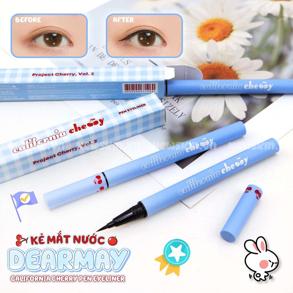 Kẻ Mắt Nước Dear May California Cherry Pen Eyeliner