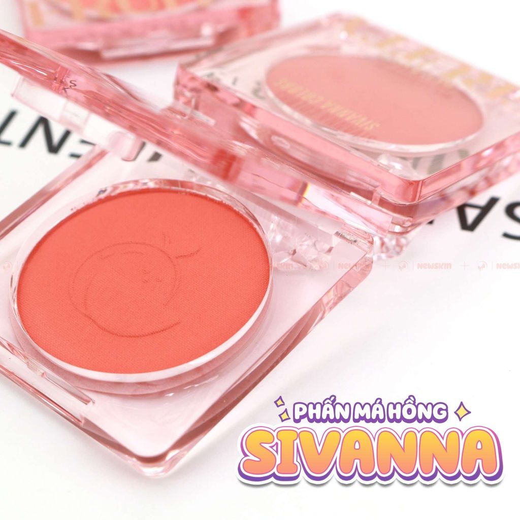 Phấn má hồng Mịn Lì Sivanna Fruity Blusher HF191 4g