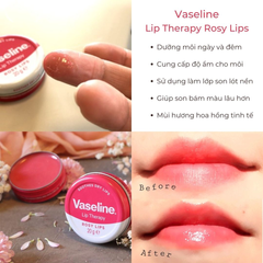 Sáp dưỡng môi Vaseline 20g (hồng)