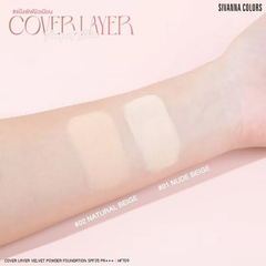 Phấn nền dạng bột Sivanna colors cover layer velvet SPF35 - HF709