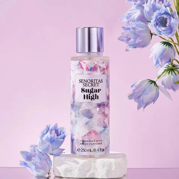 Xịt thơm Body mist Victoria Secret Sugar HighBody mist Victoria Secret Sugar High (tím
