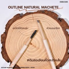 Chì kẻ mày Sivanna Colors Outline Natural Machete Eyebrow Penci HF505