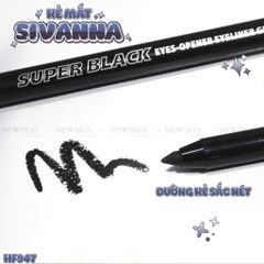 Chì Kẻ Mắt Sivanna Colors Eyes-Opener Eyeliner Gel Pan Super Black HF947