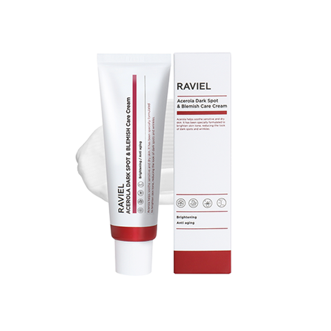 Kem dưỡng trắng trị thâm nám và tái tạo da RAVIEL Acerola Dark Spot & Blemish Care Cream 50ml