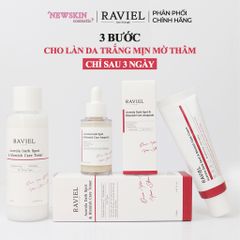 Combo 3 món Dưỡng Sáng Da Raviel Acerola (Toner + Serum + Kem Dưỡng)