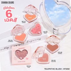 Phấn Má Hồng Sivanna Colors Telepathic Blush HF5092