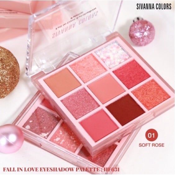 Phấn Mắt Sivanna Colors Fall In Love Eyeshadow Palette HF631- 9 Ô