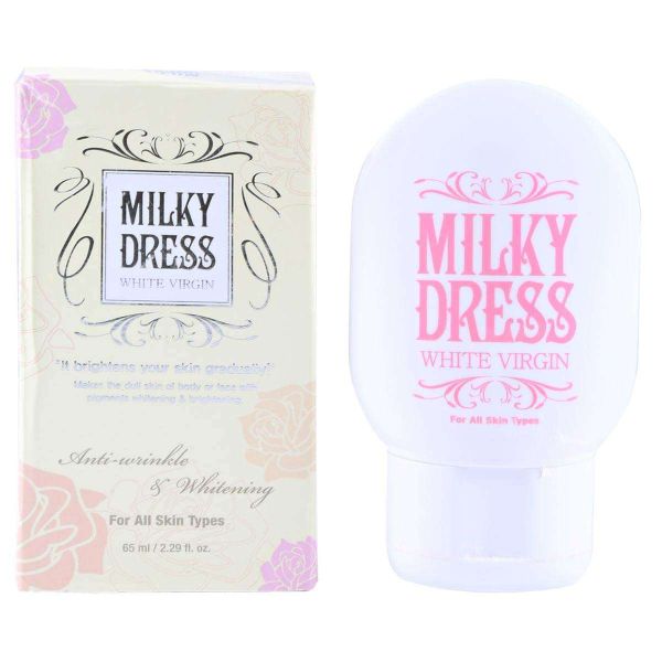 Kem Dưỡng Trắng Và Chống Lão Hóa Milky Dress The White Virgin 65g