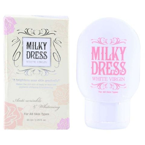 Kem Dưỡng Trắng Và Chống Lão Hóa Milky Dress The White Virgin 65g