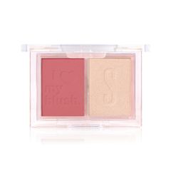 Phấn má hồng và bắt sáng Sivanna Color Blush & Highlight Palette  HF618