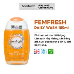 Dung Dịch Vệ Sinh Phụ Nữ Femfresh Intimate Skin Care UK 250ml