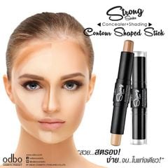 Bút Tạo khối 2 Và Che Khuyết Điểm Đầu ODBO Fix Stick Concealer X Shading