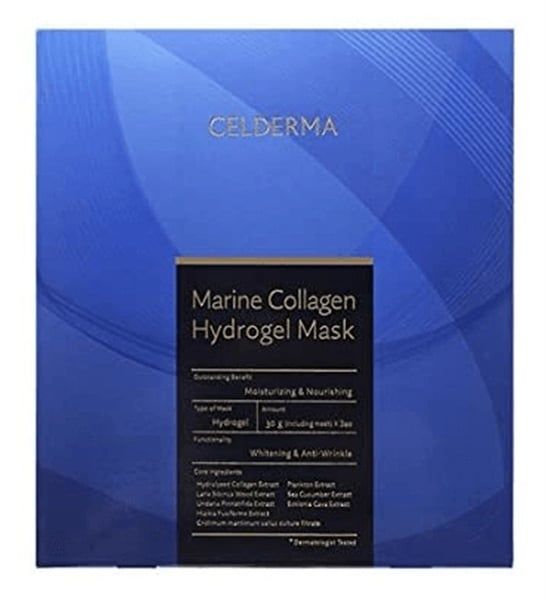 Mặt Nạ Thạch Celderma Marine Collagen Hydrogell 30g (xanh)
