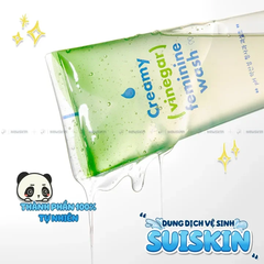 Dung dịch vệ sinh phụ nữ Suiskin Creamy Vinegar Feminine Wash 200ml