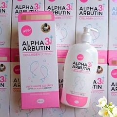 Sữa dưỡng thể Alpha Arbutin Collagen Lotion 3 Plus 500ml Thái Lan