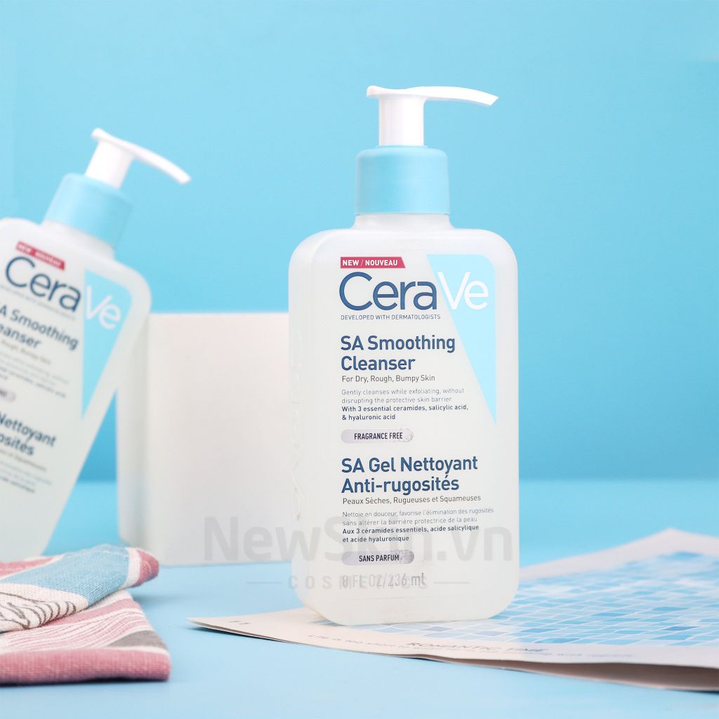 Sữa Rửa Mặt Cerave SA Gel Nettoyant Anti-Rugosites 236ml