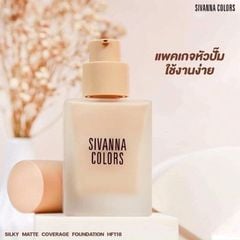 Kem Nền Chống Nước Silky Matte Sivanna Colors HF118