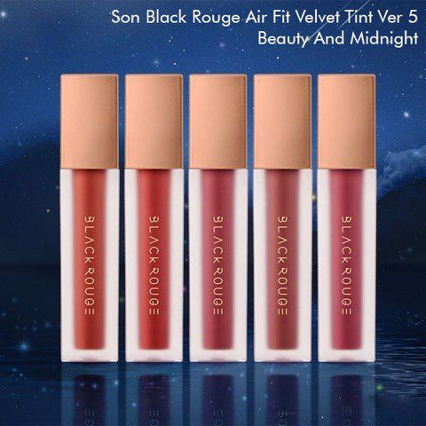 Son Black Rouge Air Fit Velvet Tint Ver 5 - Beauty And Midnight