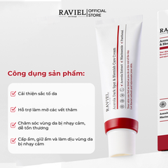 Kem dưỡng trắng trị thâm nám và tái tạo da RAVIEL Acerola Dark Spot & Blemish Care Cream 50ml
