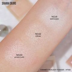 Phấn Bắt Sáng Sivanna Colors Shimmer Highlight Powder